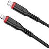 USB kabelis Hoco X59 "USB-C (Type-C) to Lightning" (20W) 1m juodas