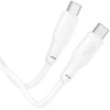 USB-C laidas į USB-C Hoco 3A 100W 2 m X93 baltas