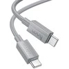 USB C į USB C laidas Hoco 3A 60W 1 m X107 pilka