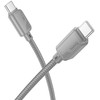 USB C į USB C laidas Hoco 3A 60W 1 m X113 pilka