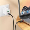Cable USB C to USB C Hoco 3A 60W 3 m X59 juodas