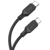 Cable USB C to USB C Hoco 3A 60W 1 m X90 juodas