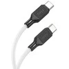 USB-C laidas į USB-C Hoco 3A 60W 1 m X90 baltas