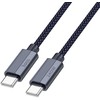 USB C į USB C laidas Hoco QC3.0 PD 5A 240W 1,8 m U134 tamsi mėlynas