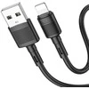 USB A tipo į „Lightning“ tipo laidas Hoco 2,4A 1 m X83 juodas