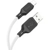 USB A tipo į „Lightning“ tipo laidas Hoco 2,4A, 1 m, X90 baltas