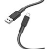 Cable USB A to Micro USB Hoco 2,4A 1 m X69 juodas baltas