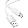 USB A į USB C laidas Hoco 3A 1 m X107 baltas