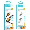 Cable USB A to USB C Hoco 3A 1 m X108 juodas