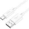 USB kabelis Hoco X88 type-C (3A) 1m baltas