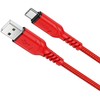 USB A į USB C laidas Hoco QC 3A 1 m X59 raudonas