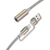 USB A / USB C laidas į cigarečių žiebtuvėlio jungtį Hoco UA38B auksinis 0,3 m