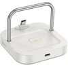 Stalinis įkroviklis Hoco 2in1 USB C PD QC 3A 30W + belaidis įkrovimas 5W CQ16B pieniškas baltas