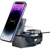 Belaidis įkroviklis Hoco 3in1 (CQ8) (MagSafe) (Phone; Pods; Watch) 15W juodas