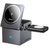 Belaidis įkroviklis Hoco 3in1 (CQ8) (MagSafe) (Phone; Pods; Watch) 15W juodas