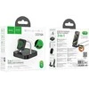 HOCO belaidis įkroviklis 3in1 compatible with Apple Watch 3A 5W CQ16A juodas