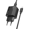Telefono įkroviklis Hoco 2 x USB C + 2 x USB A QC3.0 PD 3A 30W + laidas USB C į Lightning N56 juodas
