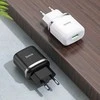 Phone charger Hoco USB A QC3.0 3A 18W N3 baltas