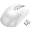 Belaidė pelė Hoco 2,4G 1600 dpi GM28 baltas pilka