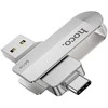 Pendrive 64GB USB 3.0 (USB A + USB C) Hoco UD10 sidabrinis