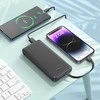 HOCO powerbank 10000 mAh with cables Type C + Lightning 2A J118 juodas