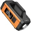 Powerbank Hoco 10000 mAh 18W with car emergency starter with compressor and led light QS4 oranžinis and juodas