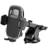 Car phone holder Hoco windshield / dashboard H15 juodas
