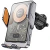 Wireless car phone holder Hoco 15 W air vent HW7 pilka