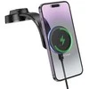 Automobilinis universalus telefono laikiklis Hoco (HW25) Magnetic (MagSafe) tvirtinamas ant prietaisų skydelio, magnetinis juodas