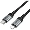 USB C - Lightning kabelis Hoco PD 2,4A 1,5 m X121 juodas