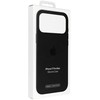 Apple iPhone 17 Pro Max Silikoninis dėklas with MagSafe – Black