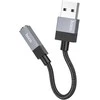 AUX kabelis Jack 3,5 mm (vyras) į Jack 3,5 mm (vyras) Hoco 1 m UPA32 juodas