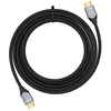 Cable HDMI 2.1 Forcell Cafule 8K 60Hz / 4K 120Hz – Ultra High Speed, HDR, eARC, VRR, 48Gbps 5 m juodas