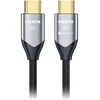 Cable HDMI 2.1 Forcell Cafule 8K 60Hz / 4K 120Hz – Ultra High Speed, HDR, eARC, VRR, 48Gbps 3 m juodas