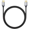 Cable HDMI 2.1 Forcell Cafule 8K 60Hz / 4K 120Hz – Ultra High Speed, HDR, eARC, VRR, 48Gbps 3 m juodas
