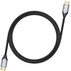 Cable HDMI 2.1 Forcell Cafule 8K 60Hz / 4K 120Hz – Ultra High Speed, HDR, eARC, VRR, 48Gbps 3 m juodas