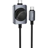 Kabelis Hoco USB C do USB C PD100W su funcją ładowania iWatcha 1,2 m CW66 juoda