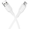 Cable USB A to Micro USB Hoco 2,4A 1 m X120 baltas