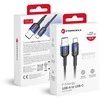 USB A į USB C laidas Forcell F-Energy QC4.0 3A 66W gradientas 1 m C352 juodas