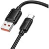 Cable USB A to USB C Hoco PD 5A 100W 1 m X115 juodas
