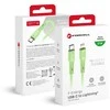Cable USB C to Lightning Forcell F-Energy PD 3A 27W Silicone 1 m C346 žalias