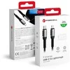 USB C - Lightning laidas Forcell F-Energy PD 3A 27W Cafule 0,5 m C259 juodas