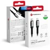 USB C - Lightning laidas Forcell F-Energy PD 3A 27W Cafule 0,25 m C259 juodas
