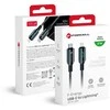 USB C - Lightning laidas Forcell F-Energy PD 3A 27W skaitmeninis 1,2 m C276 juodas