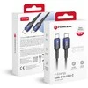 Cable USB C to USB C Forcell F-Energy QC4.0 PD 3A 60W Gradient 1 m C354 juodas