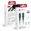 USB C į USB C laidas Forcell F-Energy QC4.0 PD 3A 60W skaitmeninis 1,2 m C274 juodas