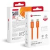 USB C į USB C laidas Forcell F-Energy QC4.0 PD 5A 100W Cafule Color 1,2 m ACYH23 oranžinis