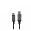 X-ONE TitanFlex data cable - type C to C - 5A max 240W 1,2 m juodas