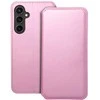 Oem DUAL POCKET Book dėklas skirtas Samsung Galaxy S23 FE rožinės spalvos
