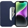 Oem DUAL POCKET Book dėklas skirtas Samsung Galaxy S24 Plus mėlynos spalvos